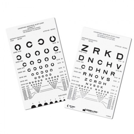 Sloan Letters with Landolt C Near Card 